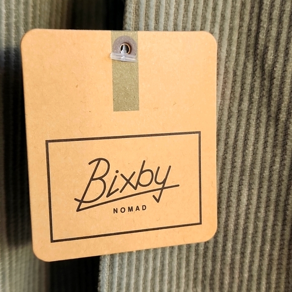 Bixby Nomad Button-down Corduroy Shirt size 14 girls Sage green - Picture 4 of 4